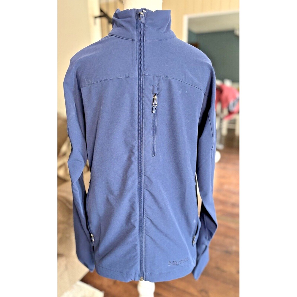 Marmot Men's Tempo Full Zip Jacket Blue Pocket Outdoor‎ Hiking Small